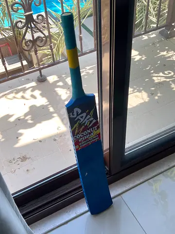 Softball tennis ball cricket bat