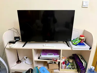 TV stand with table