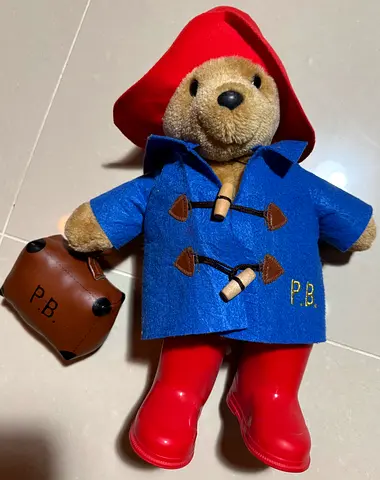 Paddington bear plushie