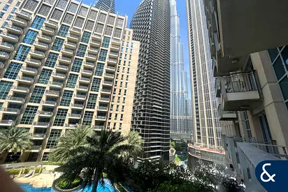 1 Bed + Study | Burj Views | Unfurnished