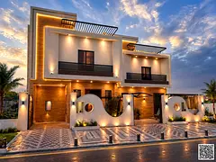 Villa for sale, freehold, for all nationalities, near Sheikh Mohammed Bin Zayed Road, including regi