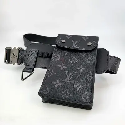 Authentic Louis Vuitton Monogram Eclipse utility Belt free size