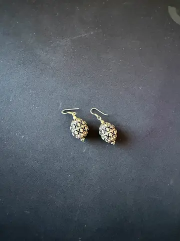 Silver earrings