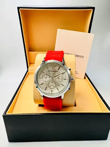 Armani mens watch with chrono