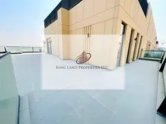 Brand new 2 bhk penthouse with maid room close kitchen big Tarees rent Al mamsha Sharjah