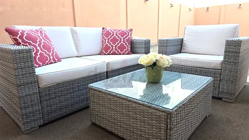 outdoor garden sofa set