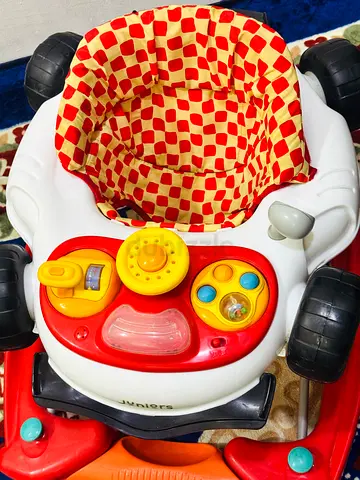 Baby Walker with Activity Tray and Padded Seat - Used