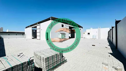 16,000 SQFT LAND 6,200 SQFT Warehouse for Rent In Emirates Modern Industrial Area, UAQ.