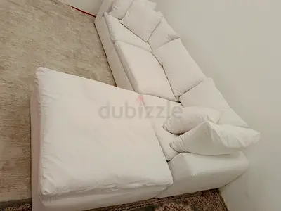 Marina home linen luscious cloud feather 🪶 filled modular sofa with ottoman