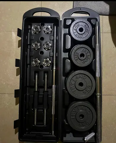 50kg full dumbell set available