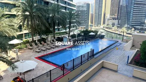 Unfurnished 2BR | Marina Quays | Pool View