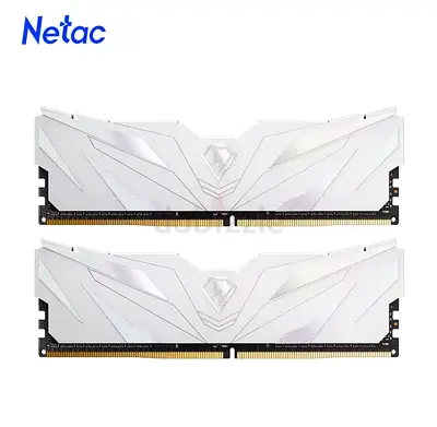 Netac White RGB DDR4 2x8GB Desktop RAM Kit (16GB) - New