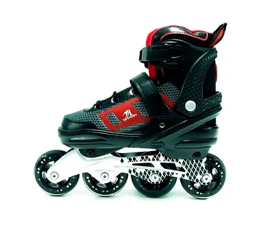 Ta Sport Adjustable Adult Inline Skates Blk/Red (EU 39 - 43) - Brand new
