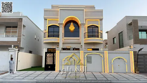 فيلا مطلة على شارعين طابقين و رووف تصميم كلاكسيك بسعر شامل الكهرباء و الماء تملك حر لجميع الجنسيات