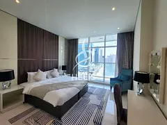 Furnished 1BR Hotel Apartment | Marina &amp; Downtown View | DAMAC Maison Bay’s Edge