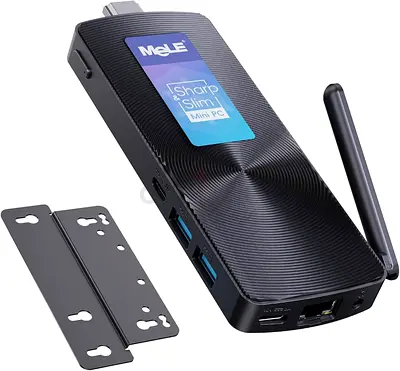 MeLE PCG02 Mini PC Stick with Windows 11 Pro, Fanless N100 PC 8GB RAM 256GB