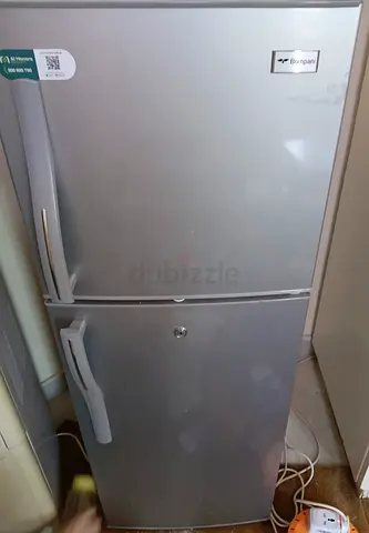 Silver Top-Freezer Refrigerator - Good Working Condition