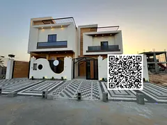 Your golden opportunity at "Azha Roundabout" Al-Haliyo 2.. A villa with a stone facade, in
