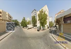 Residential and commercial plot on the corner of two streets, next to the Civil Defence in Al-Rashid