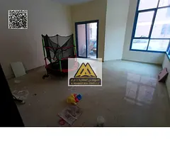 Apartment in Al Nuaimiya Towers, 2 bedrooms and living room, large space, 2 bathrooms, 2 balconies,