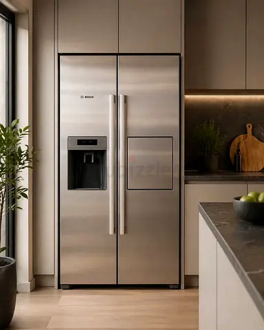 Bosch Series 8 Side-by-Side Refrigerator with Water Dispenser