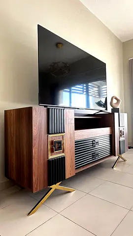 LUXURY TV UNIT WITH MATCHING MIRRORS