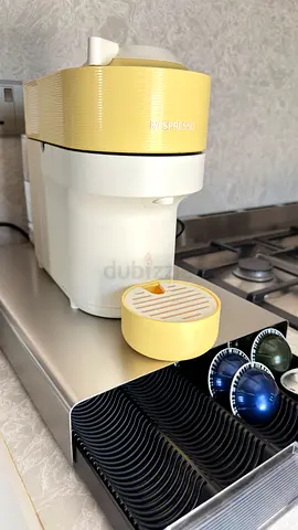 Nespresso CitiZ Capsule Coffee Machine - Small Yellow/White, Used