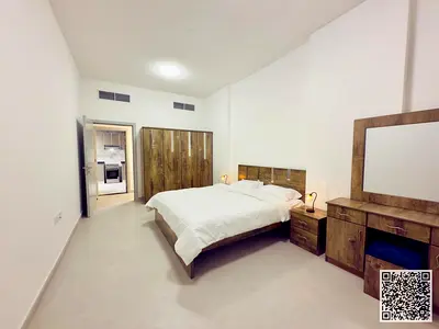 Luxurious apartmen 2 bedroom and one hall with balcony open view, fully furnished with elegant furnishings and a fully equipped kitchen.