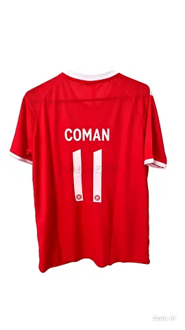 Red Football Jersey - COMAN #11 (Mens) - Good Condition