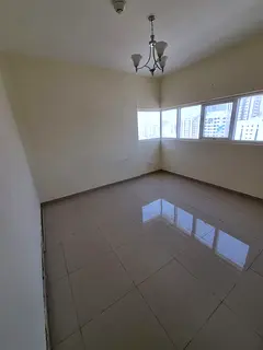 Two bedroom apartment with hall for rent in Abu Shagara spacious master room balcony central AC prim