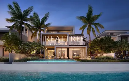 6BR Waterfront Villa | Private Beach & Skyline Views | High ROI