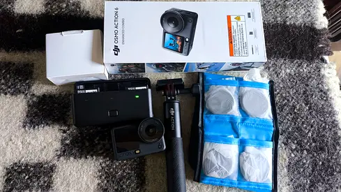 DJI Osmo Action 6 with accessories - good condition with ND filter
