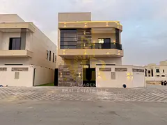 Corner Villa for Sale in Ajman | 5 Master Bedrooms + Roof | Large Setback | Close to Mosque | Regist
