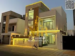 Luxury Villa for Sale in Al Bahia: Modern Design and Price Includes Registration Fees Luxury Villa f