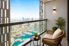 Avail Now | High Floor 3BR +M | Marina View