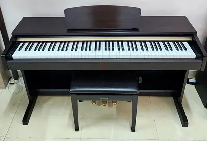 The Yamaha Arius YDP-160 is an 88-key digital piano featuring Graded Hammer (GH) action, designed