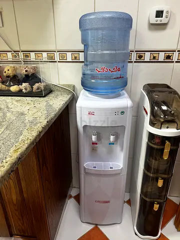 Standing Water Dispenser / Cooler - White, working condition