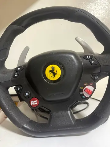 Ferrari Racing Wheel Controller with Pedals (Wired) - Good Condition