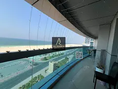 Two bedrooms and a living room for sale in Corniche Towers, maid's room, direct view