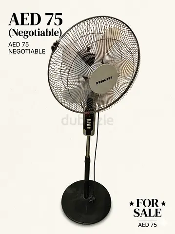 Nikai Adjustable Pedestal Fan - Working, Good Condition