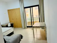 Very neat master bedroom (att.bathroom + balcony) for sharing in 2BHK.