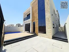 Modern villa with a swimming pool, all fees included.