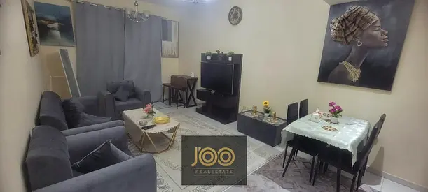 غرفة وصالة للإيجار الشهري | الراشدية 3 - عجمان | فرش جديد | 4000 درهم