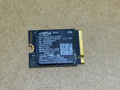 Crucial 2tb nvme ssd 2230 for rog ally,Lenovo,steam deck and Msi claw