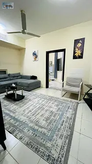 * Furnished 1-bedroom apartment with a living room * Located in Al Mowaihat 1 * Close to Sheikh Amma
