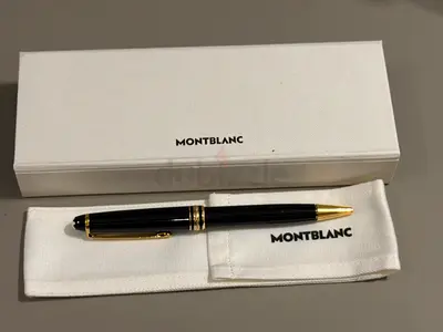 Montblanc Meisterstück Gold Trim Ballpoint Pen with Original Box and Cloth