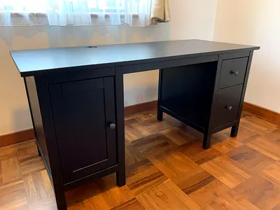 IKEA HEMNES BLACK STUDY DESK FOR SALE