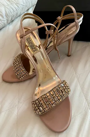 Badgley Mishka blushing heels size US 9.5/ UK 6