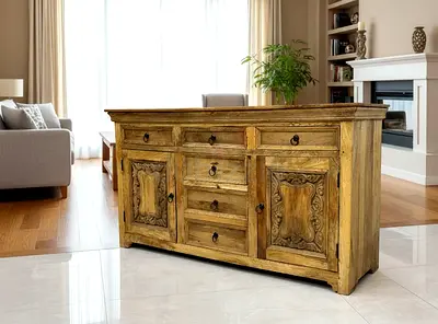 solid wood sideboard
