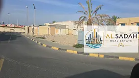 Corner plot of land for sale in Al Hazana, measuring 6356 sq ft. Asking price: 800,000